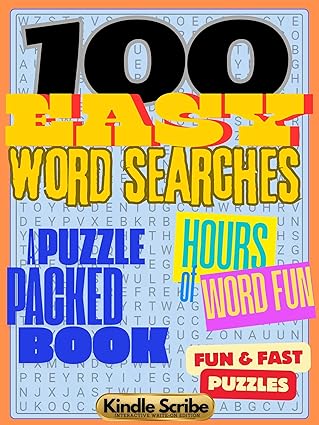 100 EASY Word Searches cover
