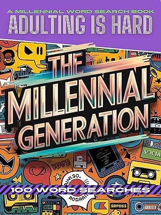 Adulting Is Hard - A Millennial Word Search Book cover