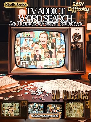 TV Addict Word Search - An Ultimate TV Trivia Collection cover