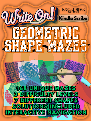 Write On! Geometric Shape Mazes cover
