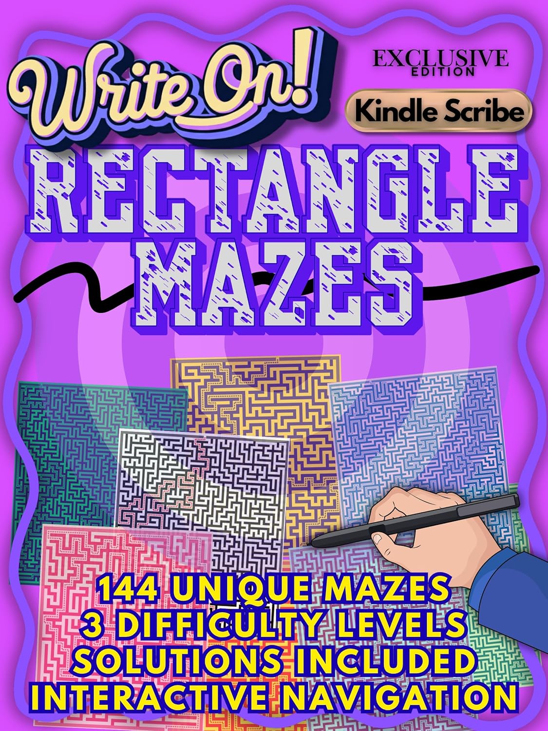 Write On! Rectangle Mazes cover