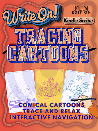 Write On! Tracing Cartoons cover
