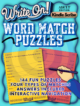 Write On! Word Match Puzzles cover