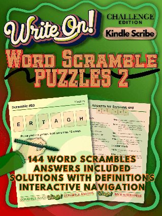 Write On! Word Scramble Puzzles 2 cover
