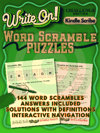 Write On! Word Scramble Puzzles cover