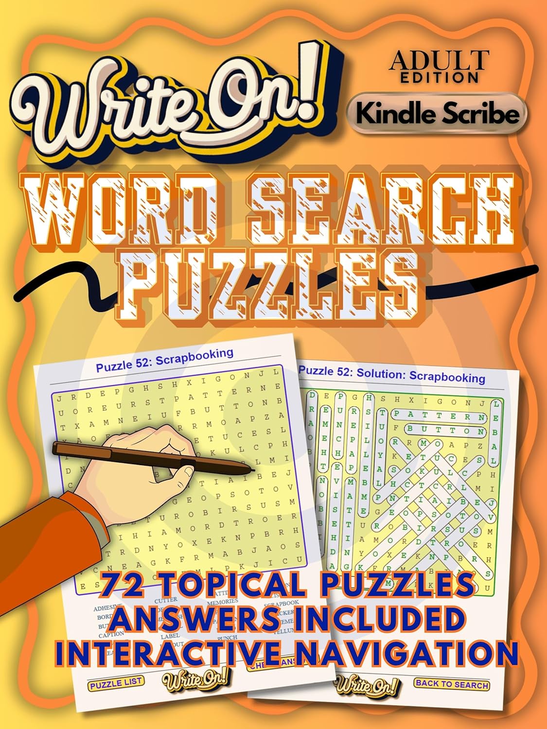 Write On! Word Search Puzzles cover